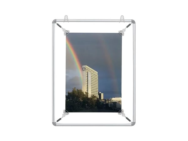 Franken BS1104, Yksi kuvakehys, Hopea, Valkoinen, Suorakulmainen, Maisema/Muotokuva, 1 kpl