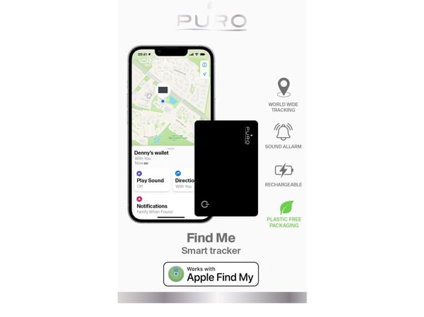 PURO PUFMC1BLK, Svart, Apple, 250 g, 1 stykker