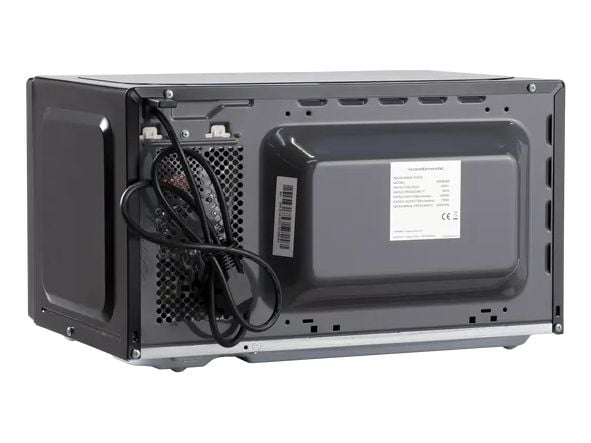 ScanDomestic MWS20B, Benkeplate, Solo mikrobølge ovn, 20 l, 700 W, Rotasjon, Sort
