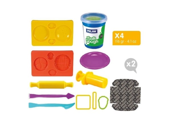 Milan 913304HB, Complete kit, Flerfarget, Barn, 4 stykker, Gutt/Jente, 4 farger
