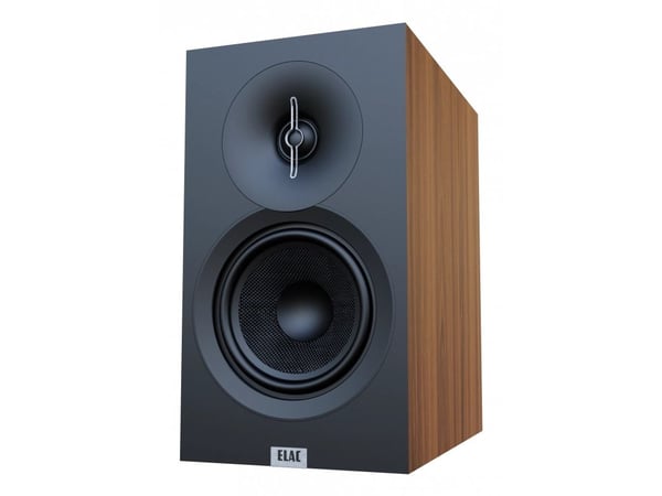 Elac Debut, 2-vejs, Ledningsført, 120 W, 42 - 38000 Hz, 6 ohm (O), Sort, Valnød