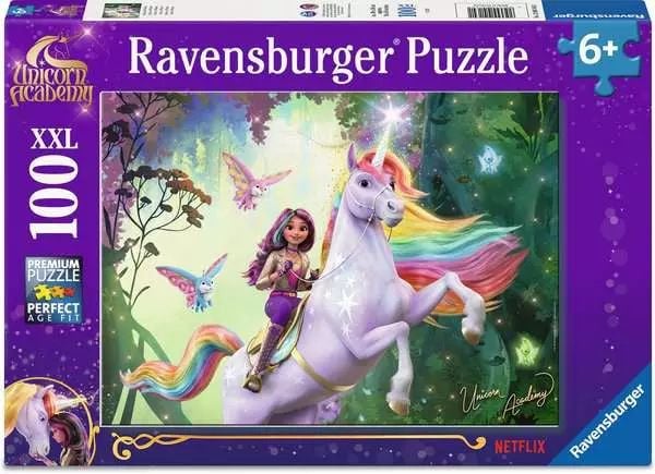 Ravensburger Unicorn Academy, 100 kpl, Eläimet, 6 vuosi/vuosia