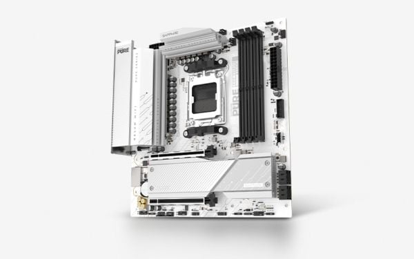 Sapphire - Hovedkort - Socket AM5 - USB 3.2 Gen 1 - innbygd grafikk (CPU kreves) - HD-lyd (8-kanalers)