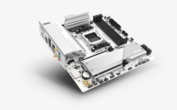 Sapphire - Hovedkort - Socket AM5 - USB 3.2 Gen 1 - innbygd grafikk (CPU kreves) - HD-lyd (8-kanalers)