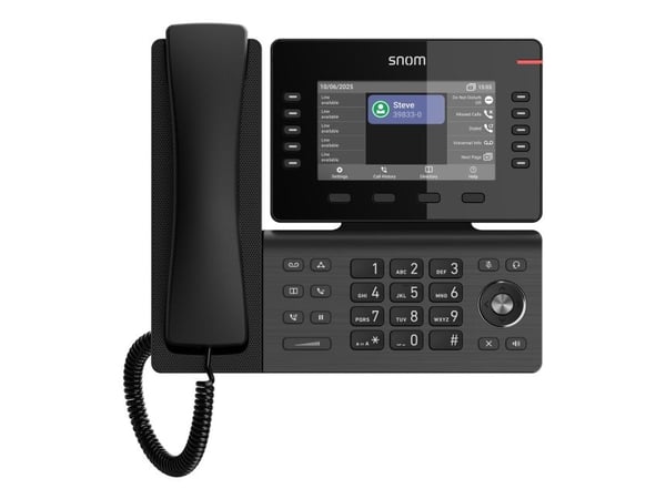 Snom D815WB, IP-telefon, Svart, IPS, 12,7 cm (5"), 480 x 272 pixlar, 100 - 80000 hz