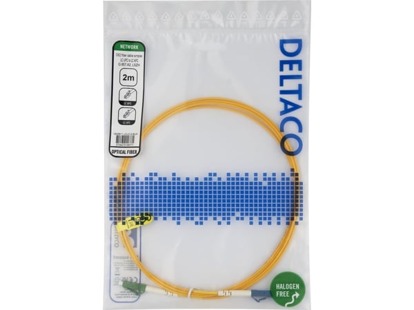 OS2 Kuitukaapeli, LC - LC, simplex, UPC/APC, 2.0m