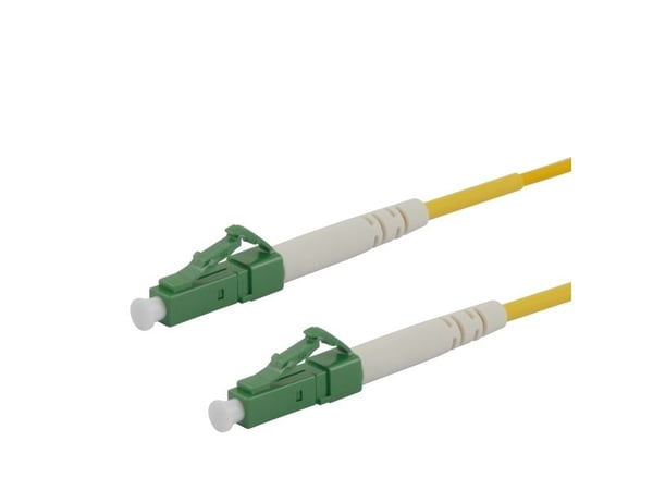 DELTACO - Nettverkskabel - LC/APC-enkeltmodus (hann) til LC/APC-enkeltmodus (hann) - 3 m - 3 m - fiberoptisk - simpleks - G.657.A2/OS2 - halogenfri...