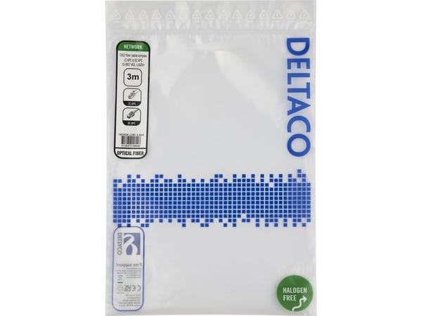 OS2 Fiberkabel, LC - SC, simplex, APC/APC, 3,0 m