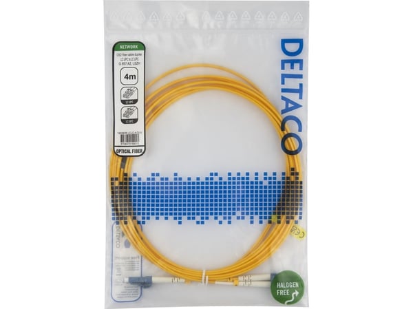 OS2 Kuitukaapeli, LC - LC, duplex, UPC/UPC, 4.0m