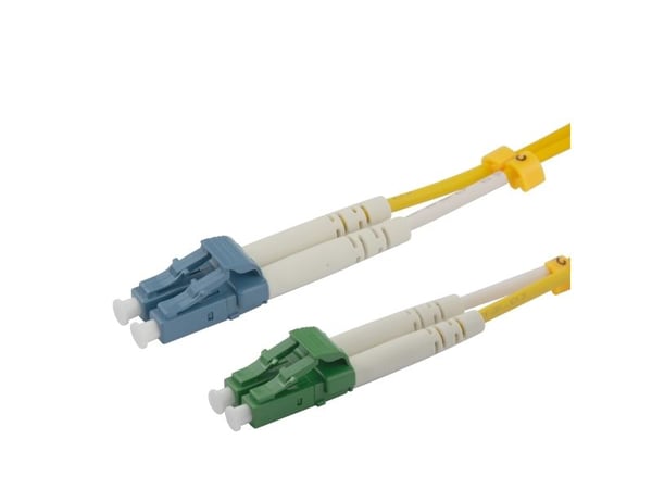 OS2 Kuitukaapeli, LC - LC, duplex, UPC/APC, 0.5m