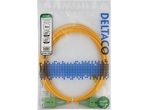 OS2 Kuitukaapeli, SC - SC, duplex, APC/APC, 5.0m
