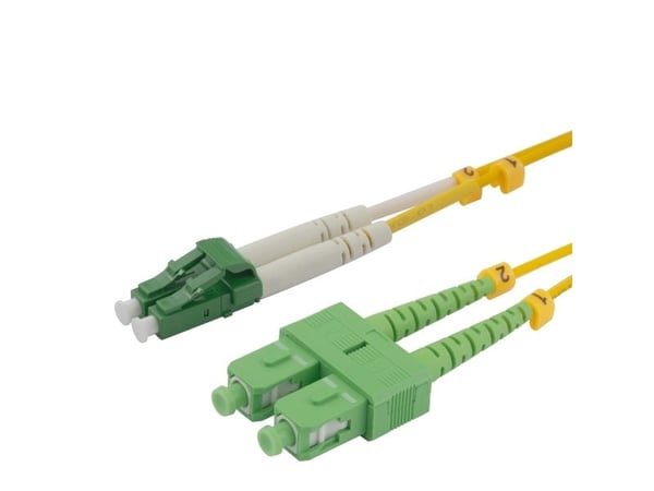OS2 Kuitukaapeli, LC - SC, duplex, APC/APC, 5.0m