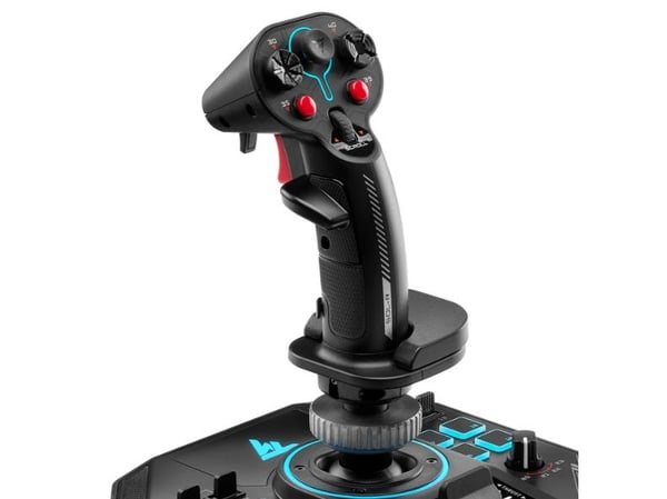 Thrustmaster Sol-R 4 HOTAS, Joystick + motorkontrollspak, PC, Analog/digital, Rød/grønn/blå, Koblet med ledninger (ikke trådløs), USB