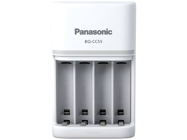 Panasonic eneloop Smart & Quick BQ-CC55 - 1,5 - 3 t batterilader - (for 4xAA/AAA)