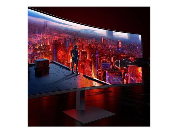 Xiaomi G34WQi - LED-skjerm - gaming - kurvet - 34" - 3440 x 1440 WQHD @ 180 Hz - 350 cd/m² - 4000:1 - 1 ms - 2xHDMI, 2xDisplayPort