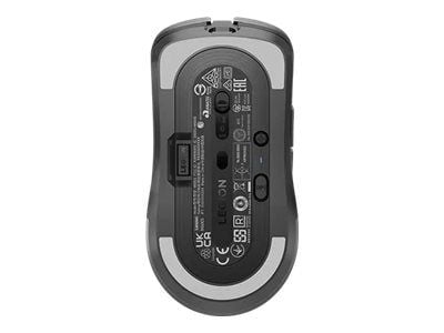 Lenovo Legion M600s - Mus - höger- och vänsterhänta - optisk - 6 knappar - trådlös, kabelansluten - 2.4 GHz, USB-C, Bluetooth 5.0 - trådlös USB-mot...