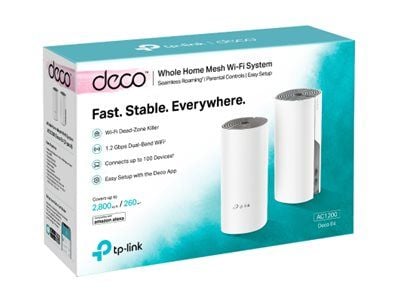 TP-Link Deco E4 mesh-Wi-Fi-system Wi-Fi 5 AC1200, 3-pk