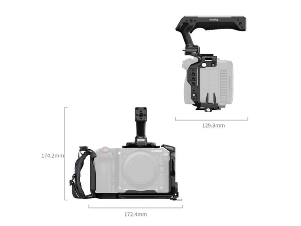 SmallRig 5809, 172,4 mm, 174,2 mm, 129,8 mm, 394 g, 155 mm, 228 mm