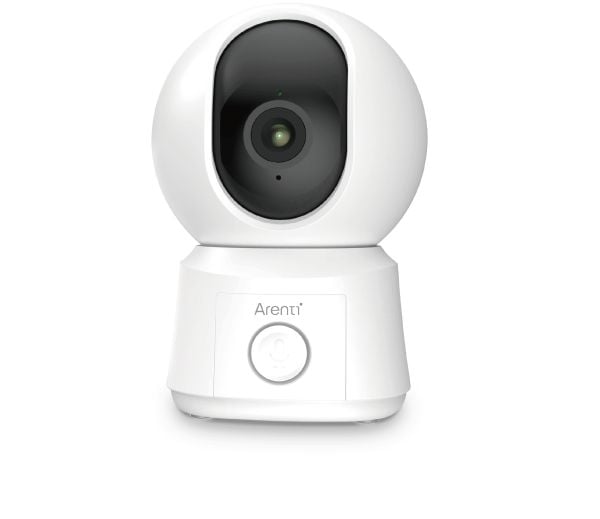 Arenti AINANNY B2 KIT, IP-sikkerhetskamera, Innendørs, Trådløs, Tak/vegg/skrivebord, Hvit, Lade, Kraft indikator, Status
