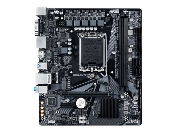 Gigabyte H610M S2H V2 - 1.0 - moderkort - micro ATX - LGA1700-uttag - H610 Chipuppsättning - USB 3.2 Gen 1 - Gigabit LAN - inbyggda grafiken (CPU k...