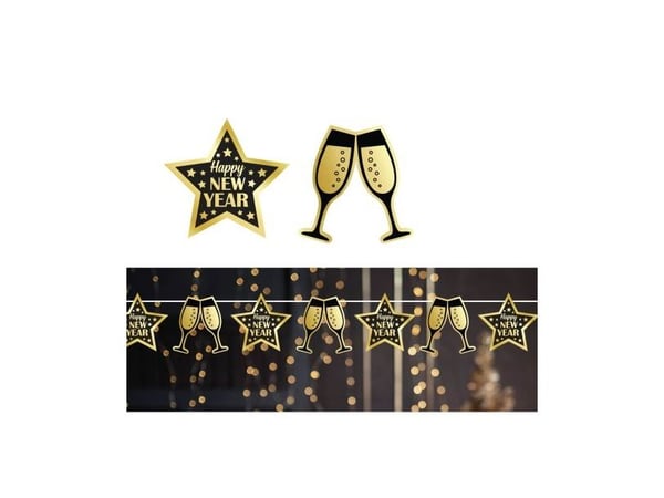 Happy New Year-girlang, 3 m