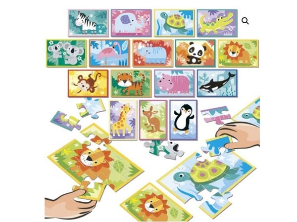 Educa Puzzle Battle Junior - Animals