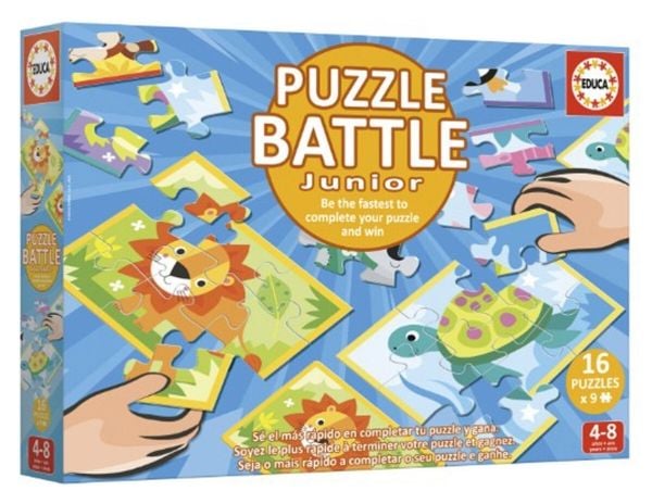 Educa Puzzle Battle Junior - Animals