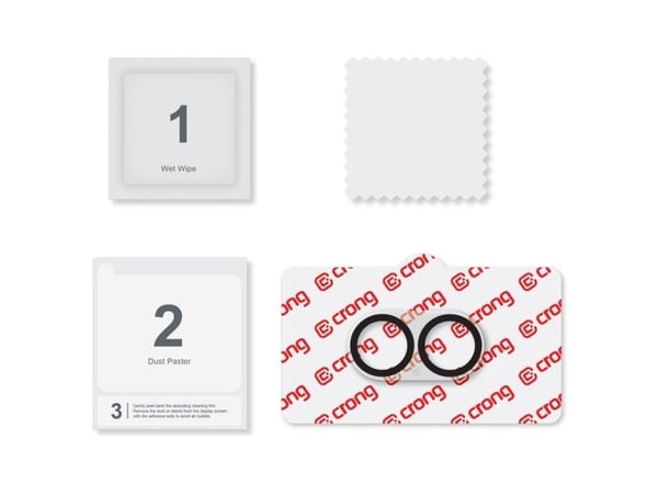 Crong Lens Shield - Kamera- og objektivglass for iPhone 17