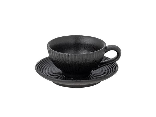 BLOOMINGVILLE Neri cappuccino-kopp m/underfat, sort, steingods