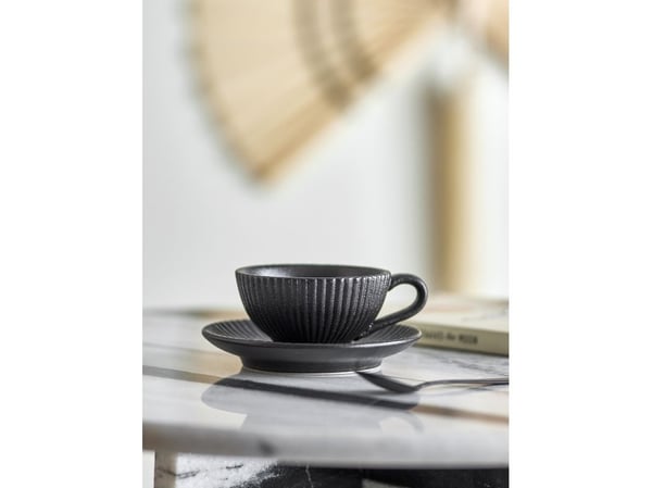 BLOOMINGVILLE Neri cappuccino-kopp m/underfat, sort, steingods