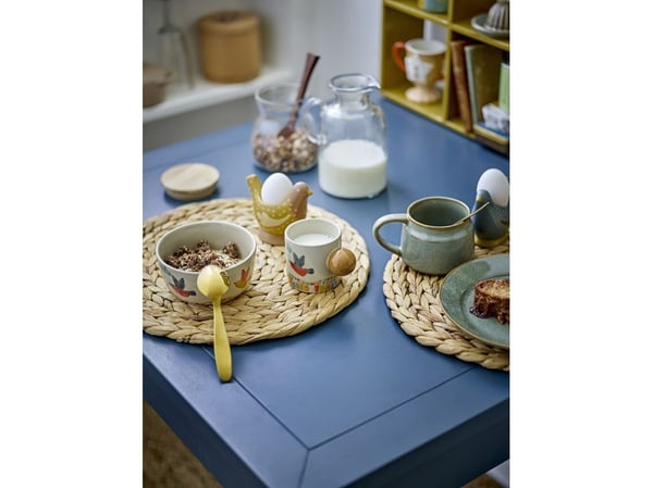 BLOOMINGVILLE Eiderdown-sisustusmatto, Luonnollinen, vesihyasintti