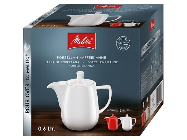 Melitta Jug, Jug, Universell, Hvit, Porselen, 0,6 l, 1 stykker