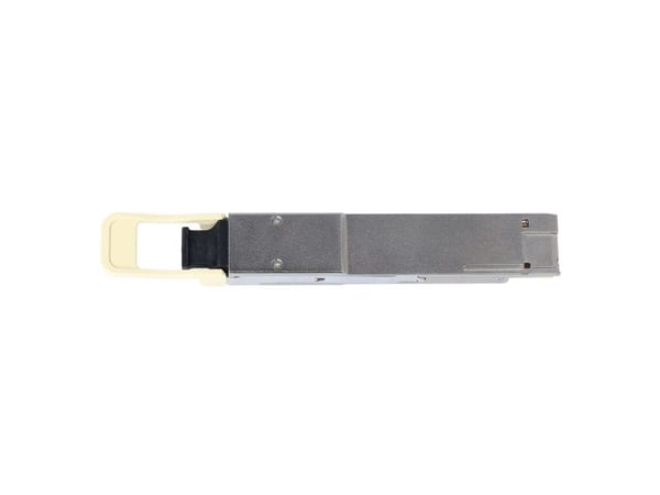 Dell 407-BCBM-kompatibel BlueOptics© QSFP-DD transceiver for multimode 200 Gigabit høyhastighets dataoverføring i fiberoptiske nettverk. Støtter 20...