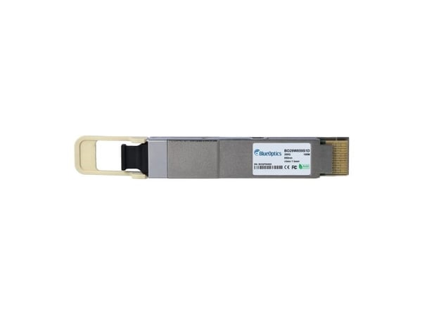 Dell PC4JJ-yhteensopiva BlueOptics© QSFP-DD -lähetin monimuotoon 200 Gigabitin nopeaan tiedonsiirtoon valokuituverkoissa. Tukee 200 Gigabitin Ether...