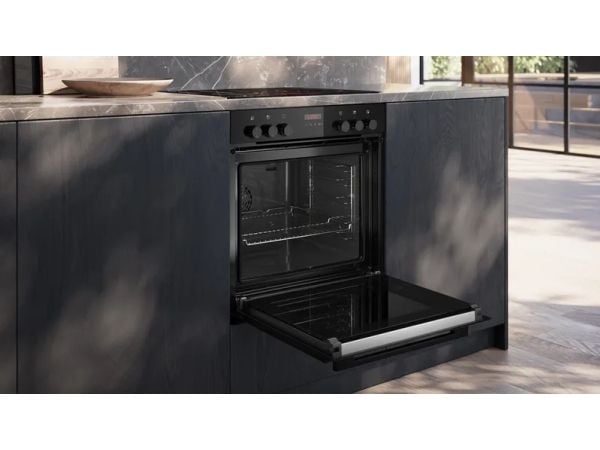 Siemens iQ300 HE273ABS3 + EA64RGNA1E, Keramisk, 4 zone(s), Glass-keramisk, Svart, Röra, 58,3 cm