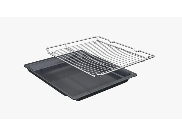 Bosch HEG517BB4 + NIF645CB5E, Sonebasert induksjon, 4 zone(s), Glass-keramikk, Sort, Berøringskontroll, 58,3 cm