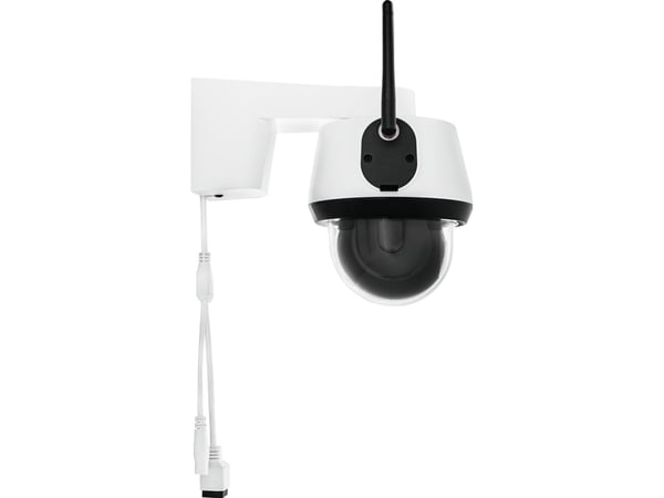 ABUS PPIC52520, IP-sikkerhetskamera, Utendørs, Ledning & Trådløs, Vegg, Sort, Hvit, Kuppel