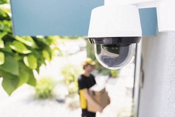 ABUS PPIC52520, IP-sikkerhetskamera, Utendørs, Ledning & Trådløs, Vegg, Sort, Hvit, Kuppel