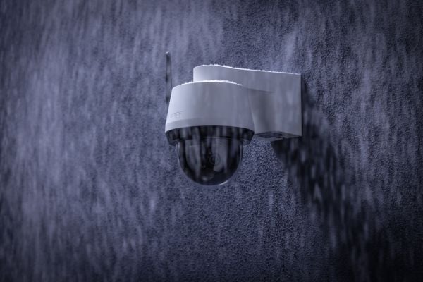 ABUS PPIC52520, IP-sikkerhetskamera, Utendørs, Ledning & Trådløs, Vegg, Sort, Hvit, Kuppel