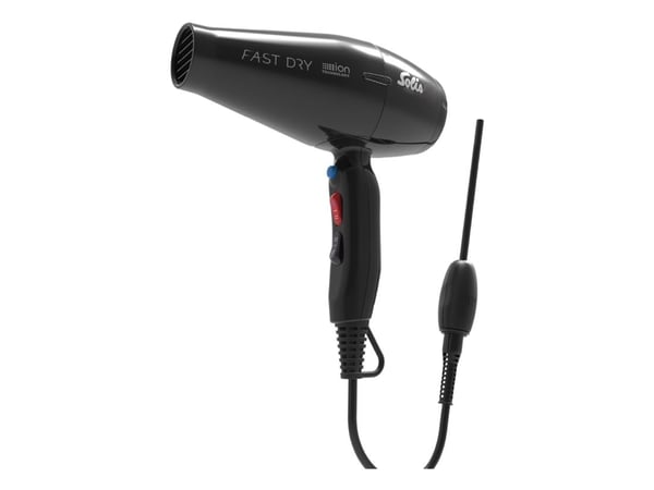 Solis Fast Dry 360? jonisk Svart