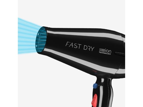 Solis Fast Dry 360? jonisk Svart