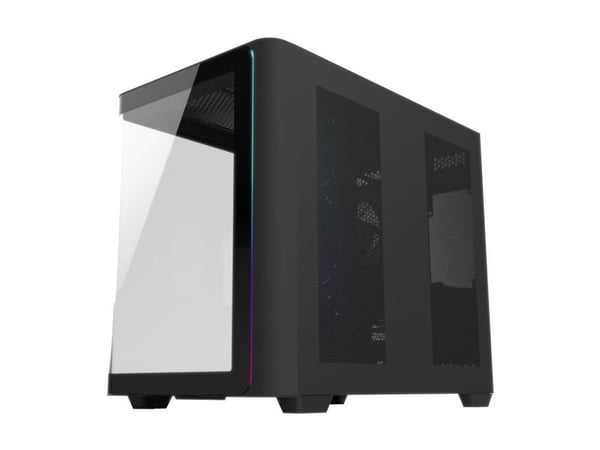 Fortron FSP Geh Midi M580 BP ATX/M-ATX/M-ITX/ARGB o.N. Juodas retail Juodas retail