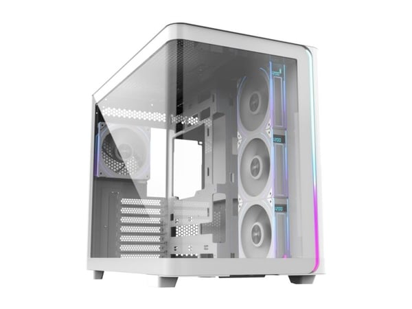 Fortron FSP Geh Midi M580 WP ATX/M-ATX/M-ITX/ARGB o.N. Hvit detaljhandel
