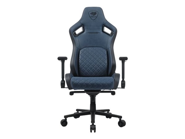 COUGAR CGR-DSF-BUB, Universal gamingstol, 150 kg, Polstret sete, Polstret ryggstøtte, Blå, Svart