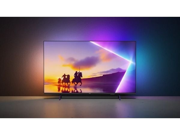 Philips 43PUS8400 - 43" Diagonalklasse LED-bakgrunnsbelyst LCD TV - QLED - Smart TV - TITAN OS - 4K UHD (2160p) 3840 x 2160 - HDR - svart