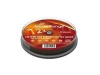 MediaRange - 10 x CD-RW - 700 MB (80 min) 12x - spindel