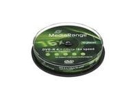 MediaRange - 10 x DVD+R - 4,7 GB (120min) 16x - kelaaminen