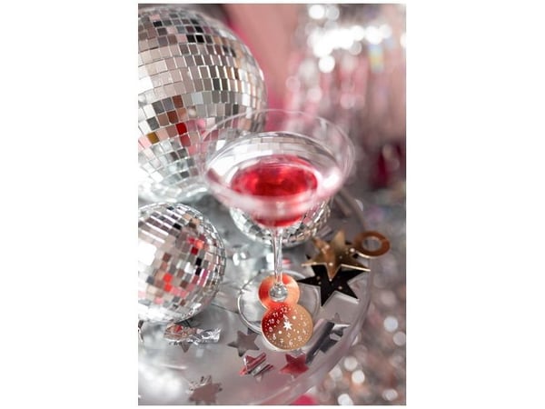 Drink tags Happy New Year, 6 st