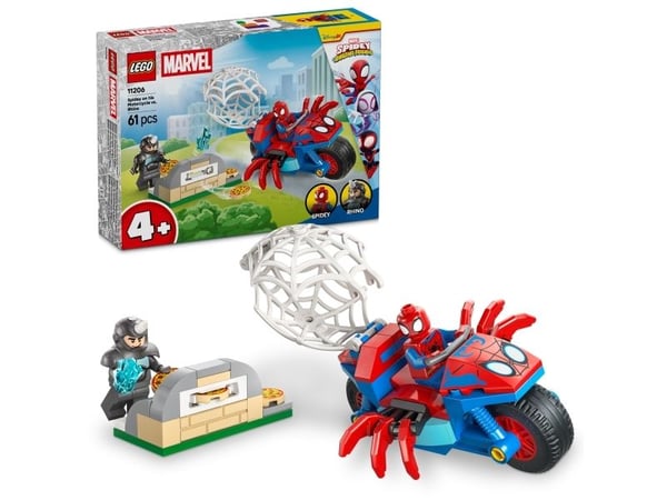 LEGO Spidey 11206 Spidey på motorsykkel mot Rhino
