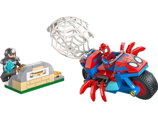 LEGO Spidey 11206 Spidey på motorsykkel mot Rhino